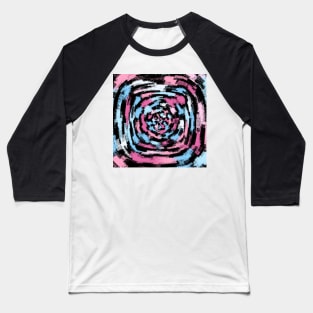 Tunnel Swirl Pastel Arrow Pattern Baseball T-Shirt